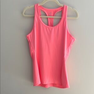 Athleta coral Sleeveless Fitted Tank Top